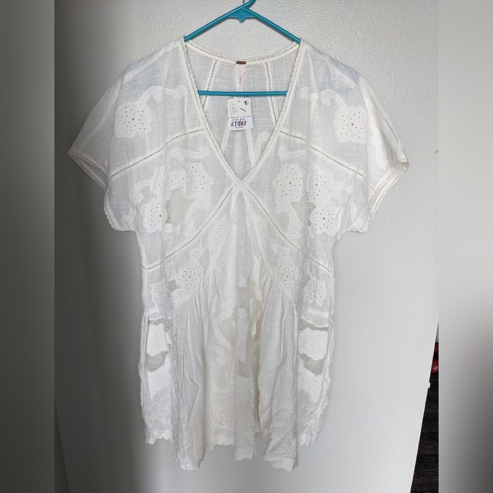 Free People Serenity Mini Dress Ivory